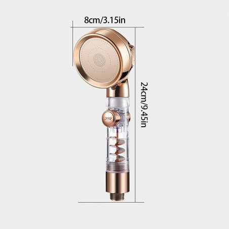JetStream - Pommeau de Douche 3 en 1 pour Détente et Confort