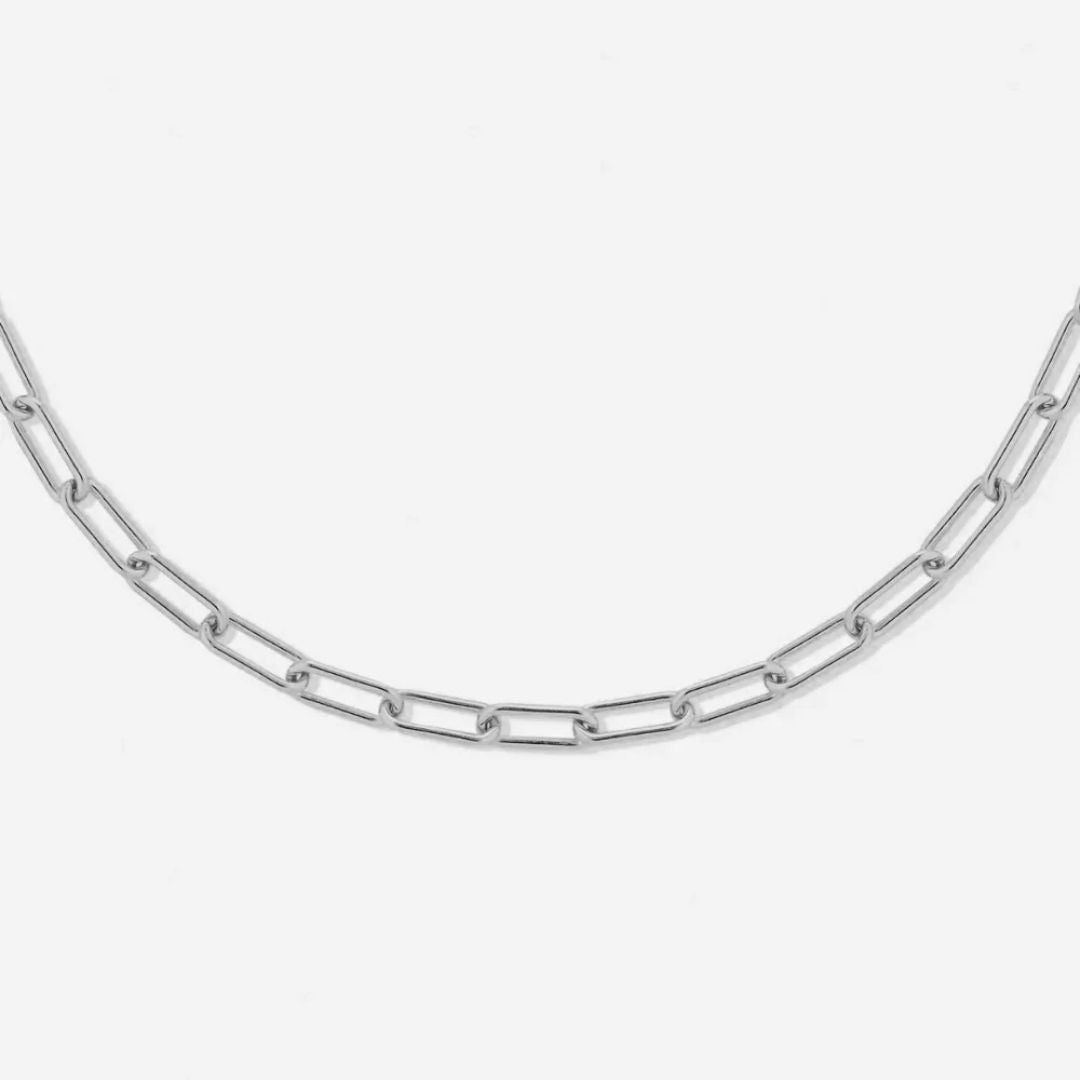 Lina - Collier choker maille trombones