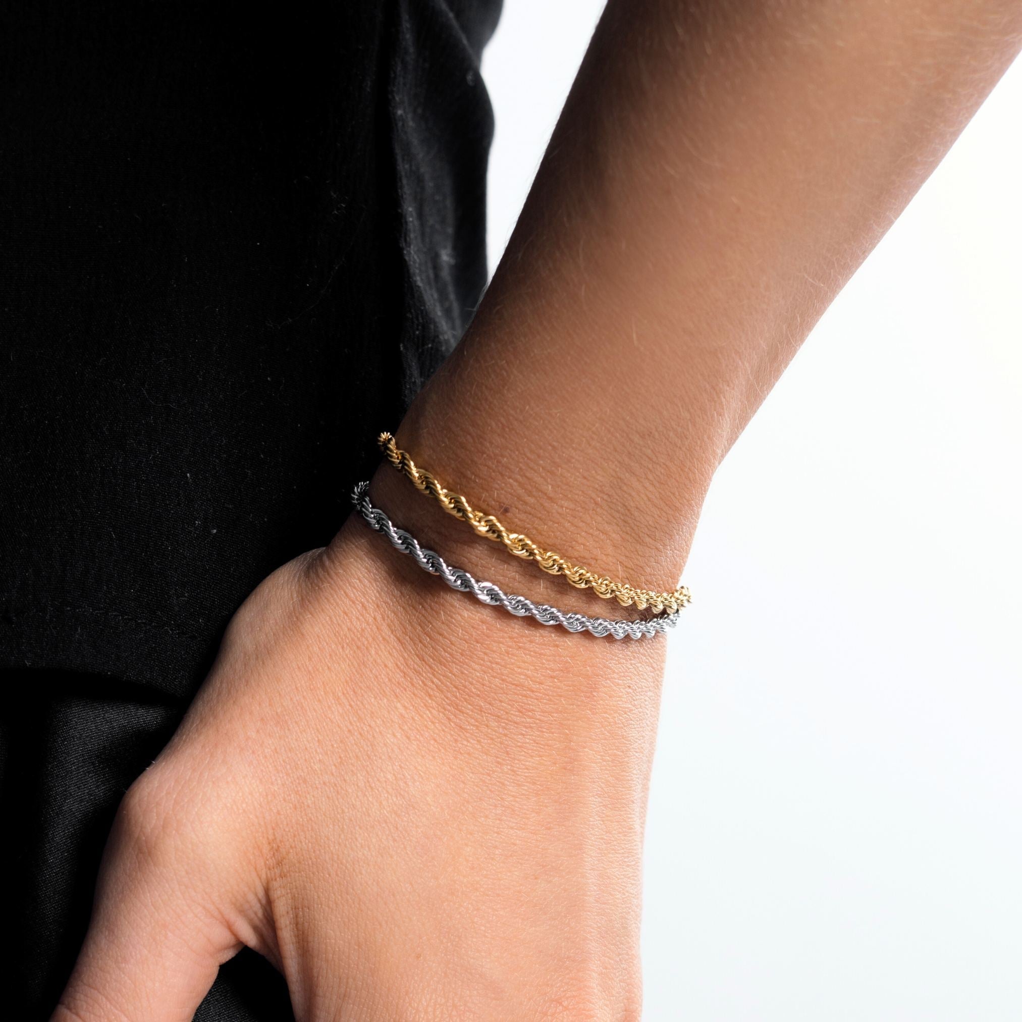 Sienna - Bracelet maille tordue élégant