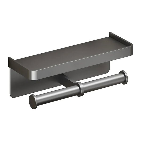 LuxeHold - Porte-rouleau de toilette multifonction élégant