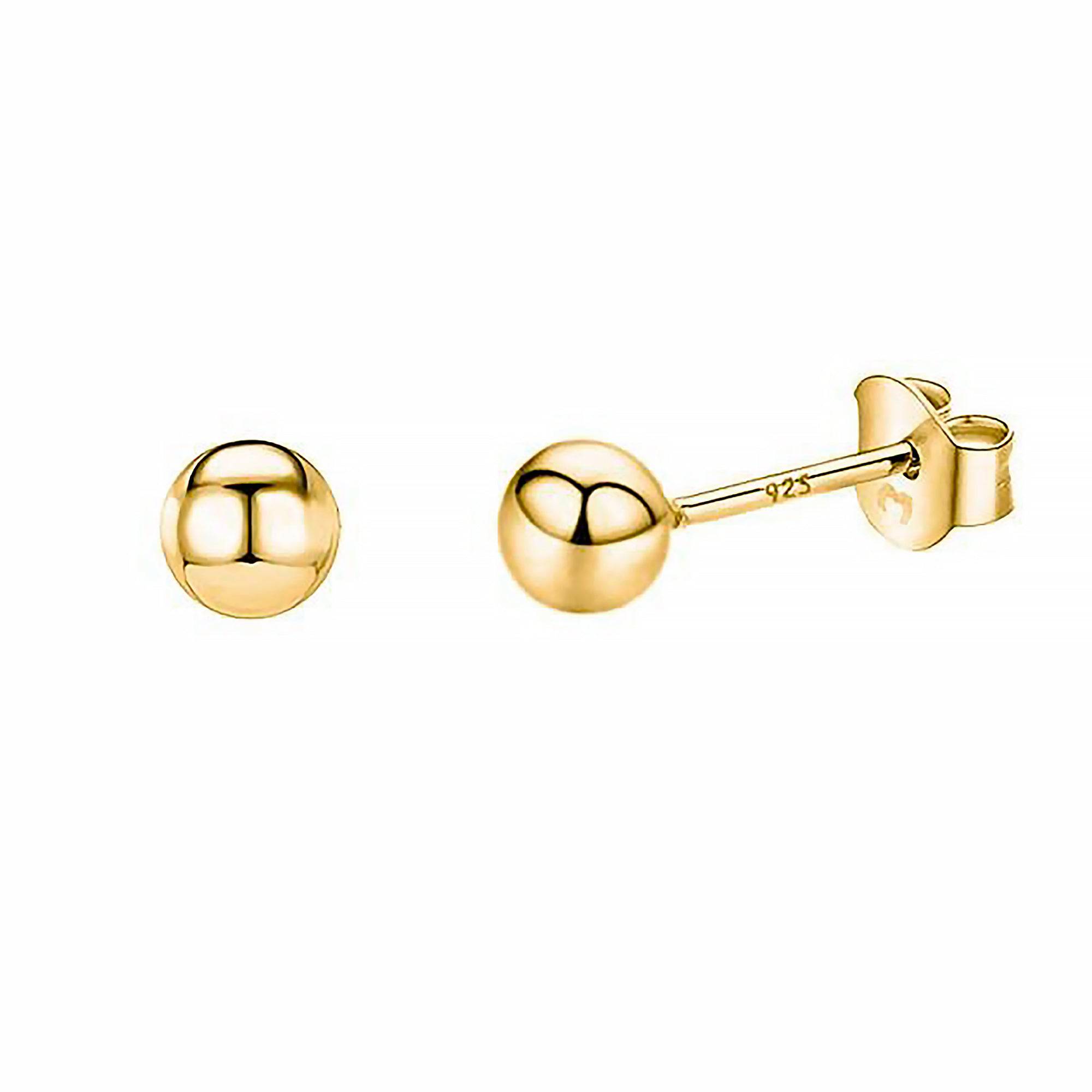 Lunara - Puces d'oreilles rondes minimalistes en argent