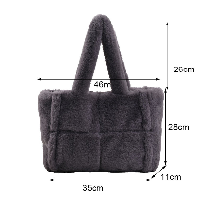 Pipa Plush Bag – Sac Femme Confortable Hivernal
