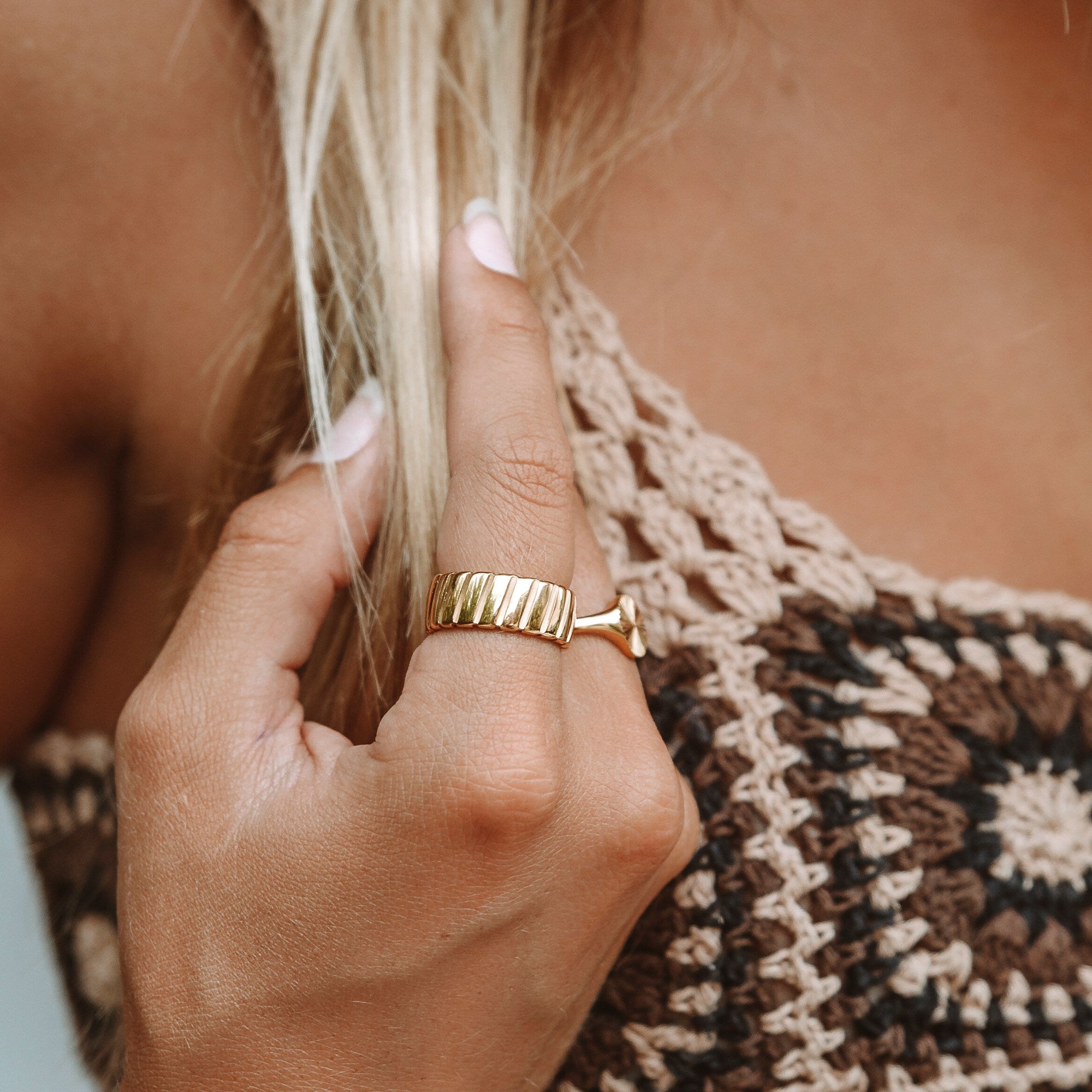 Stella - Bague statement au style audacieux
