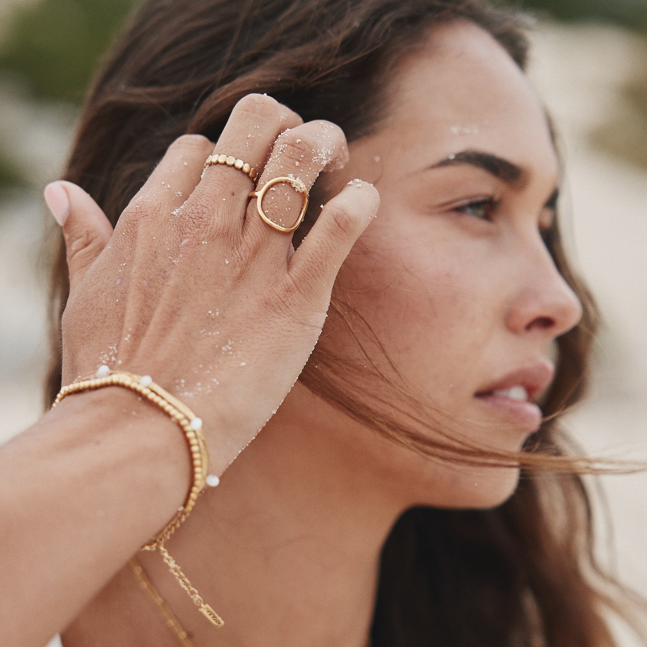 Noa - Bague ovale minimaliste