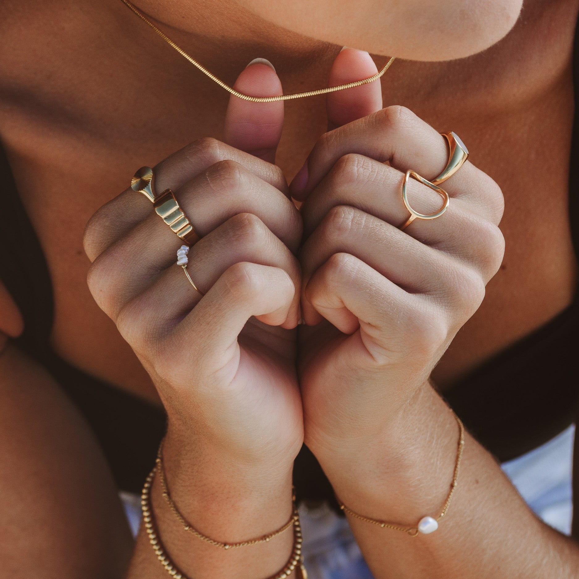 Noa - Bague ovale minimaliste