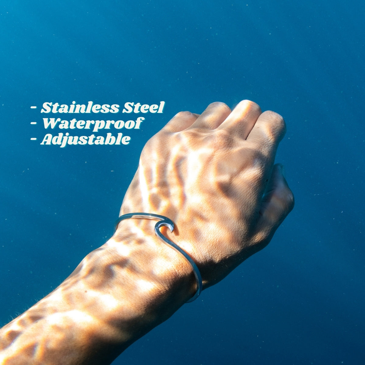 Mira - Bracelet vagues subtil pour femme