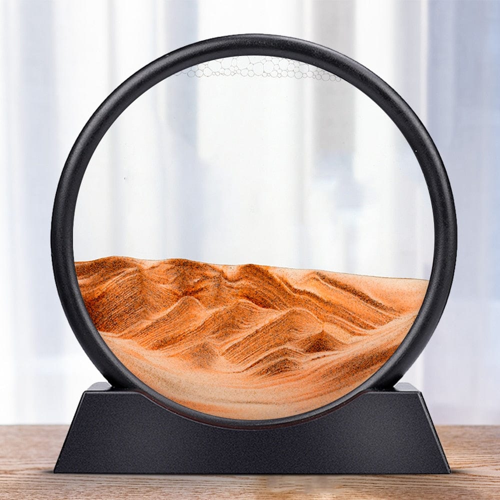 SereniSand - Tableau de Sable en Mouvement pour une Ambiance Apaisante