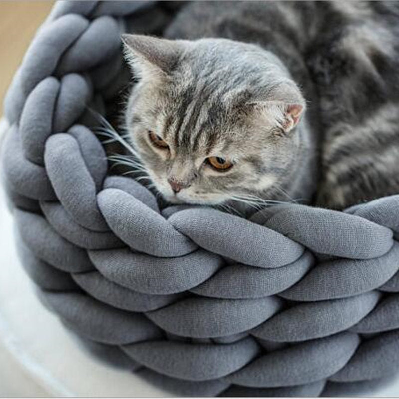 WoollyNest - Panier Stylé et Confortable pour Animaux