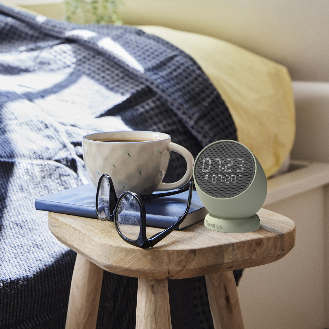 SmartWake - Réveil Sans Fil avec Écran Tactile et Gyroscope