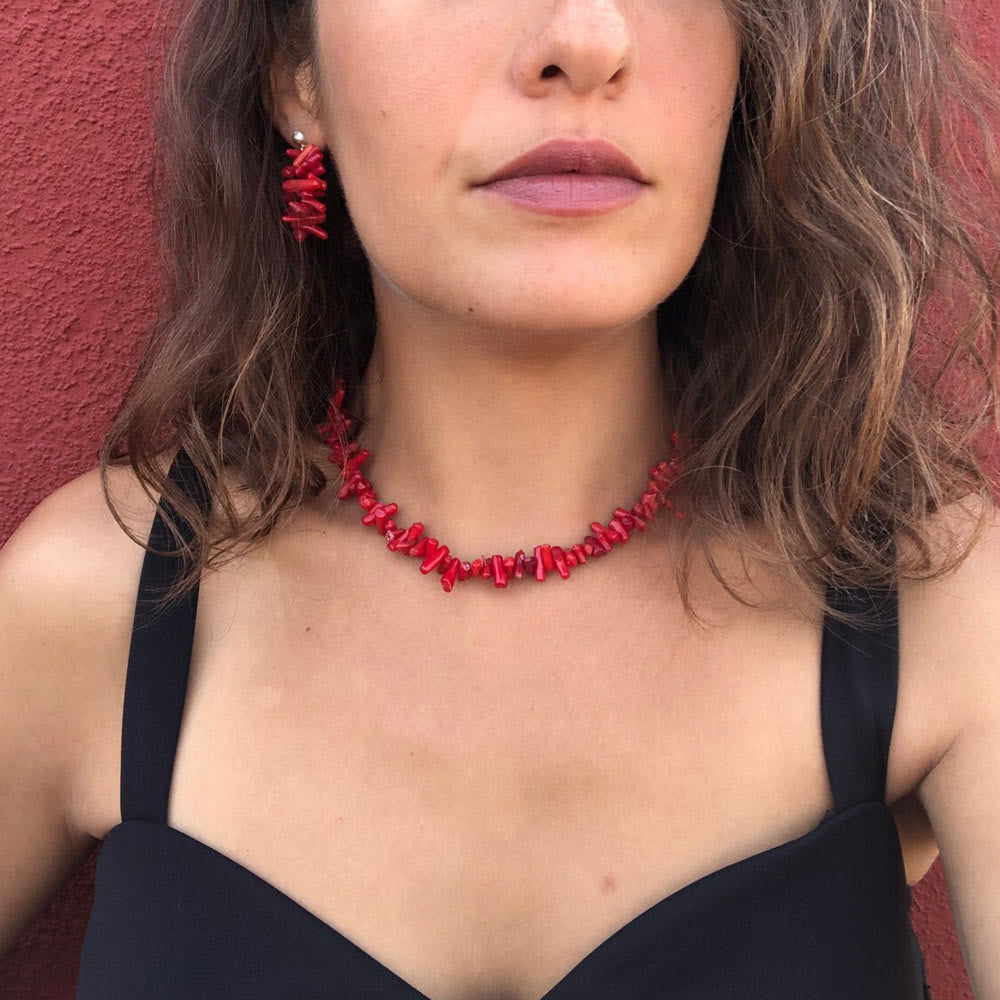 Collier Cristaux Polis Lina - Beauté Naturelle