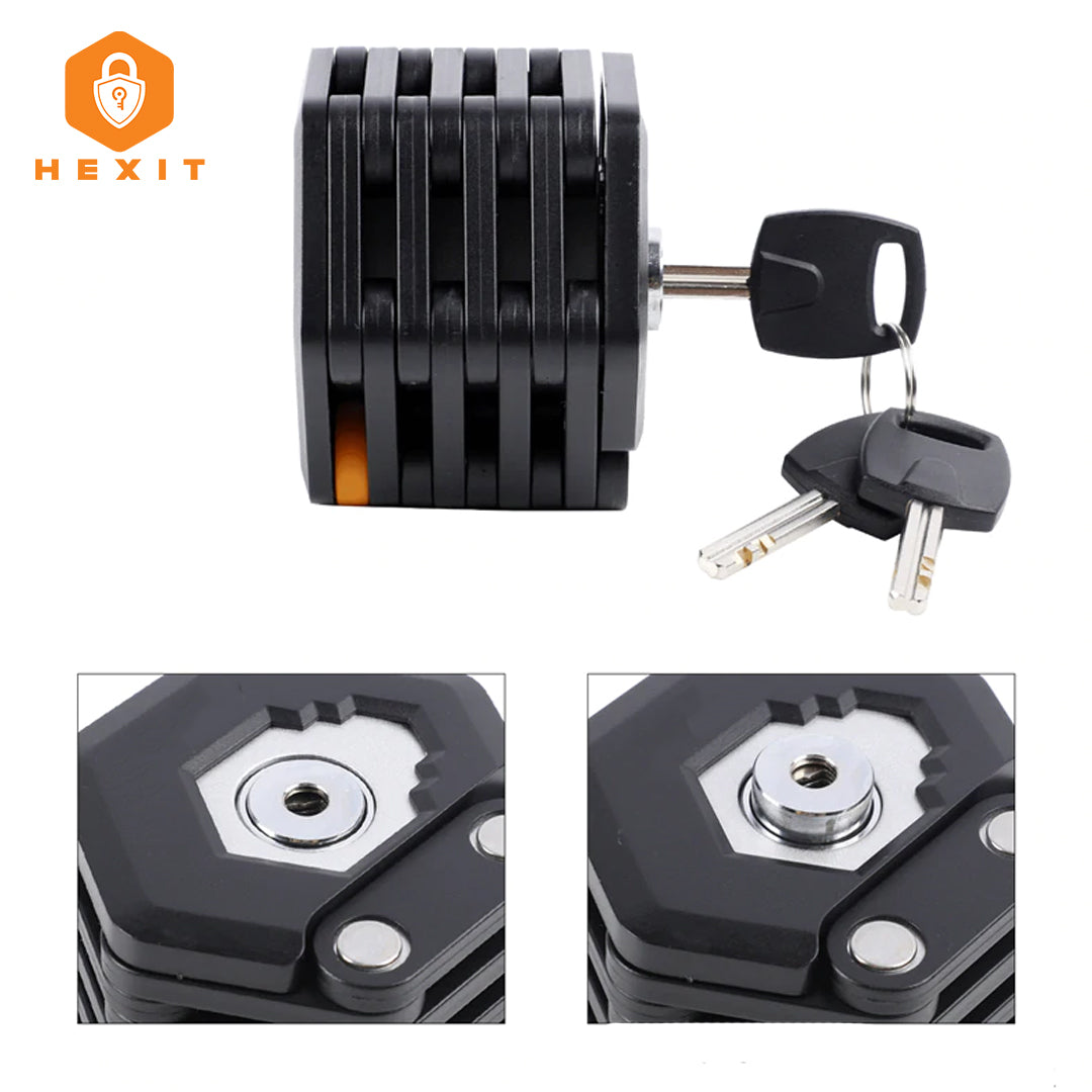 HEXIT FoldLock - Antivol Vélo Compact Léger