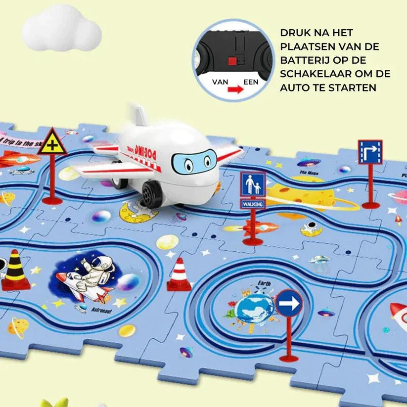 CreativeTrack Puzzle - Circuit Créatif Voiture Enfants