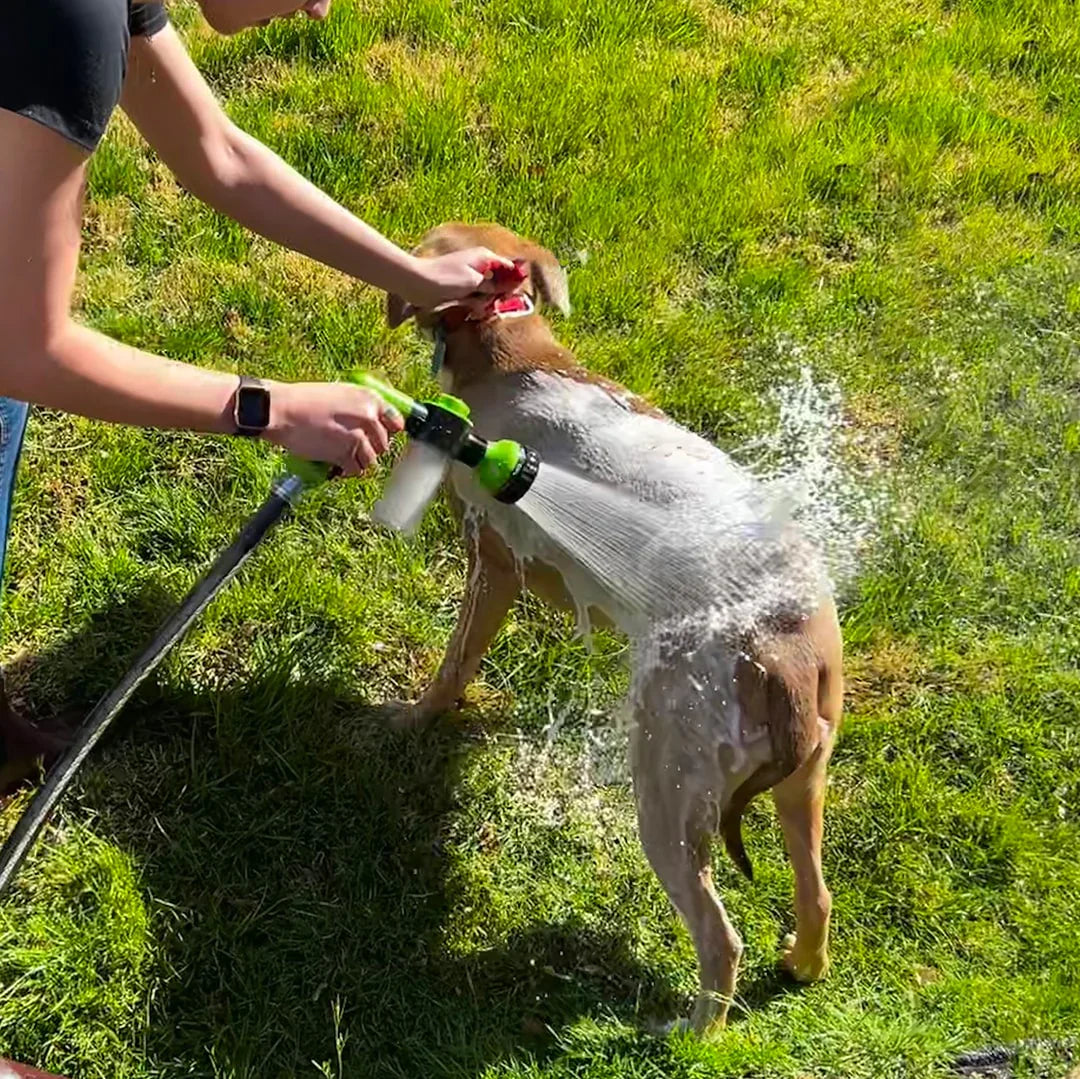 Dogjet Pro - Douchette de lavage pour chien à raccorder au tuyau