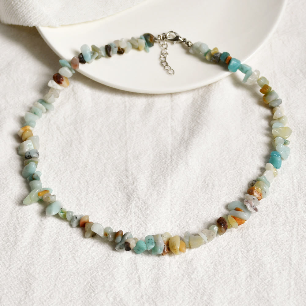 Collier Cristaux Polis Lina - Beauté Naturelle