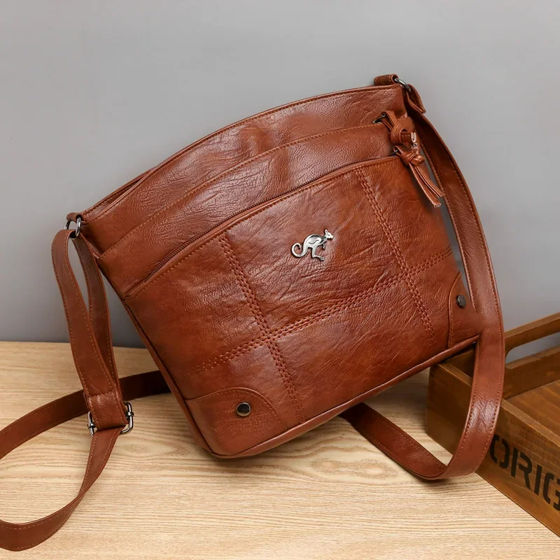 LuxuryCarry - Sac Bandoulière Cuir Spacieux Luxe