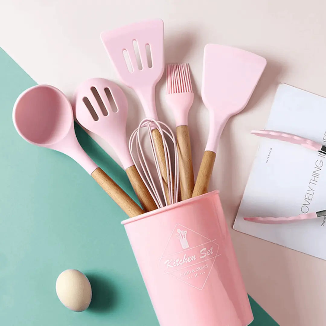FlexiChef – Set Ustensiles Cuisine Silicone Durables