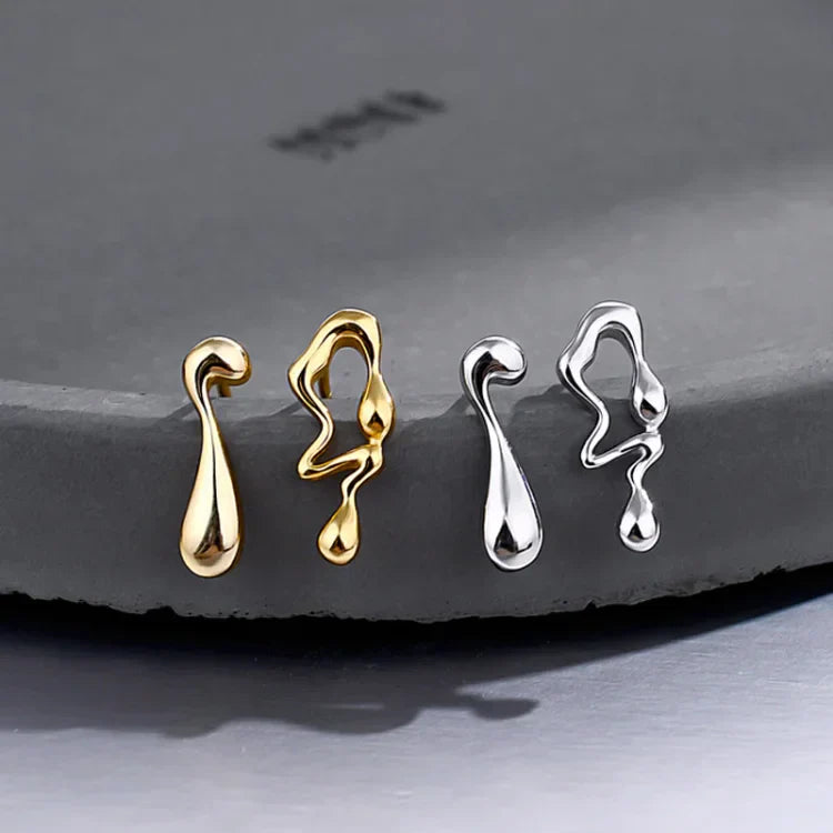 Livia - Boucles goutte d'eau au minimalisme élégant