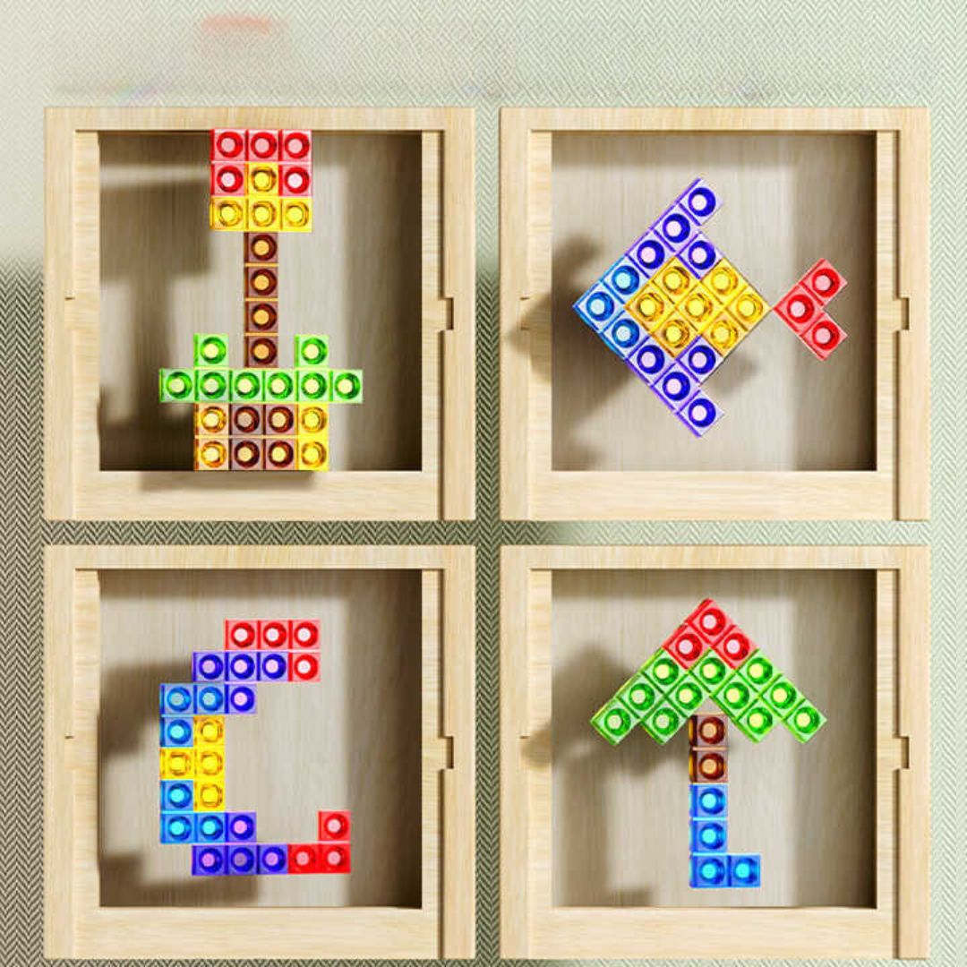 TetrisWood Game – Jeu de Famille Durable en Bois