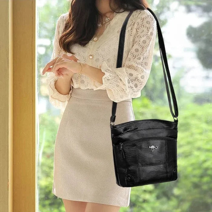 LuxuryCarry - Sac Bandoulière Cuir Spacieux Luxe