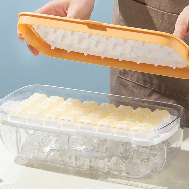 CoolCatcher - Bac à glaçons empilable avec tiroir de récupération