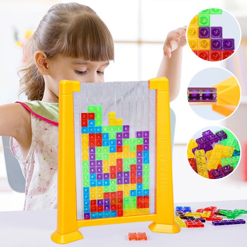 BrainBlocks - Puzzle Blocs en Bois Créatif