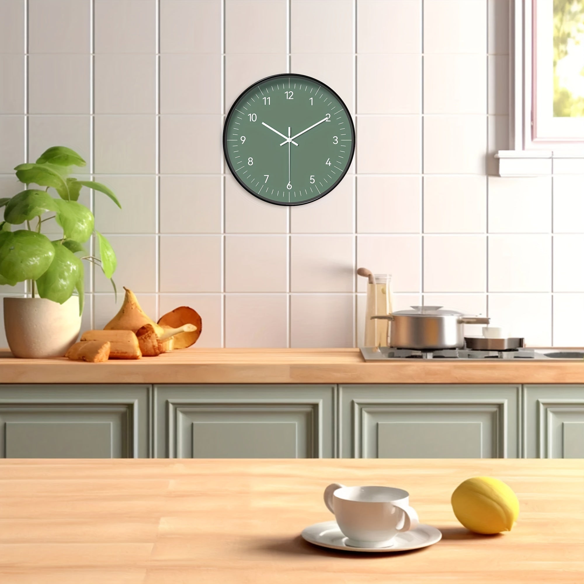 FantasyTime Clock - Horloge Murale Silencieuse Élégante 20 cm