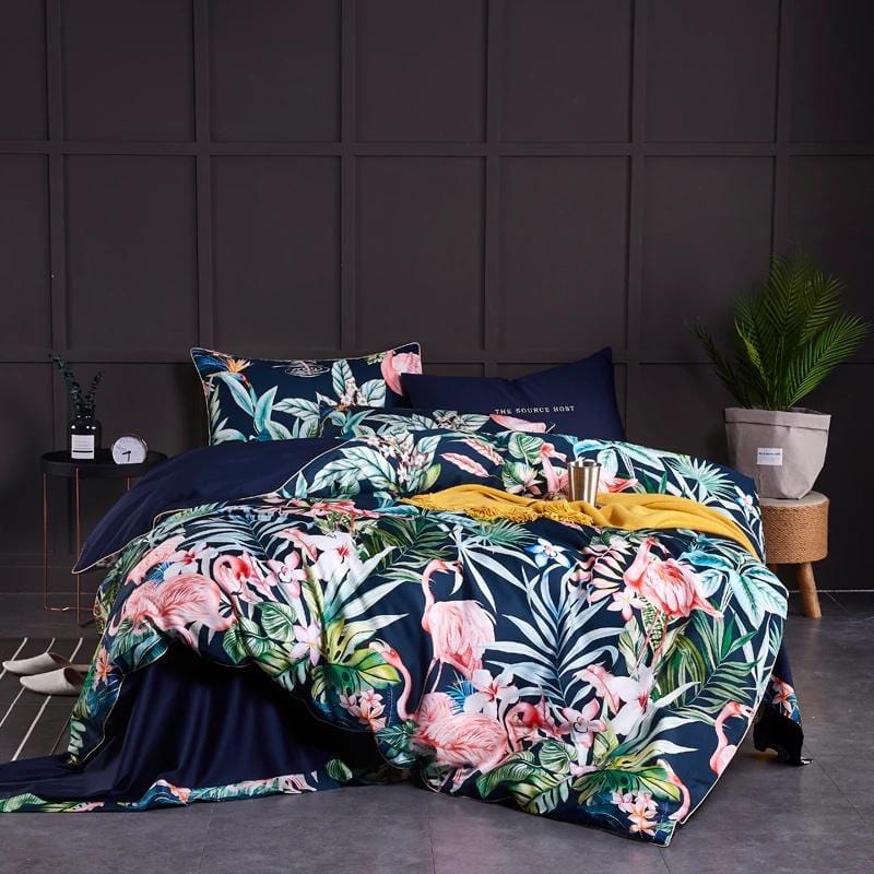 Flamingo - Parure de Lit en Coton Égyptien de Luxe