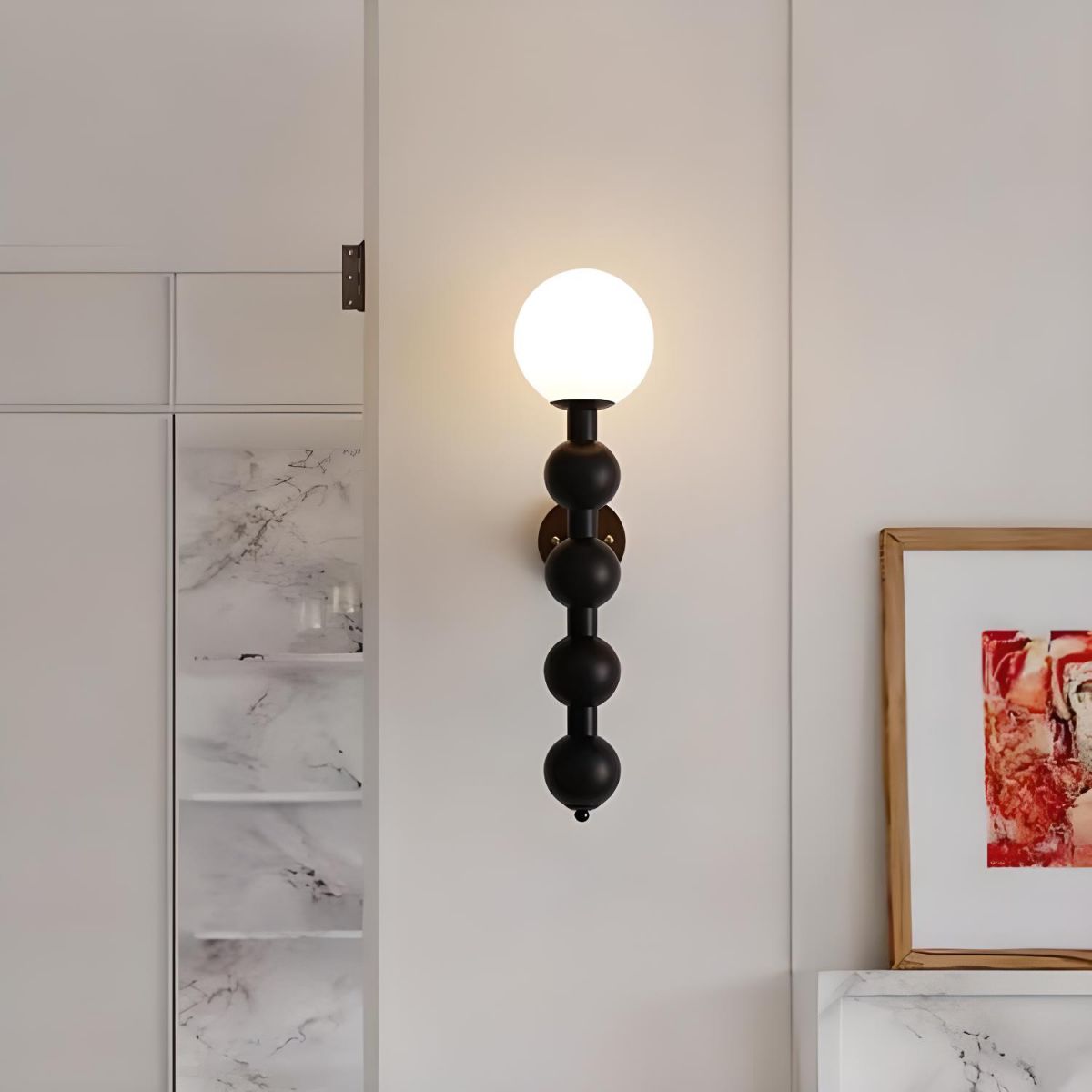 LumenSphere - Applique Murale de Luxe en Métal à Globes