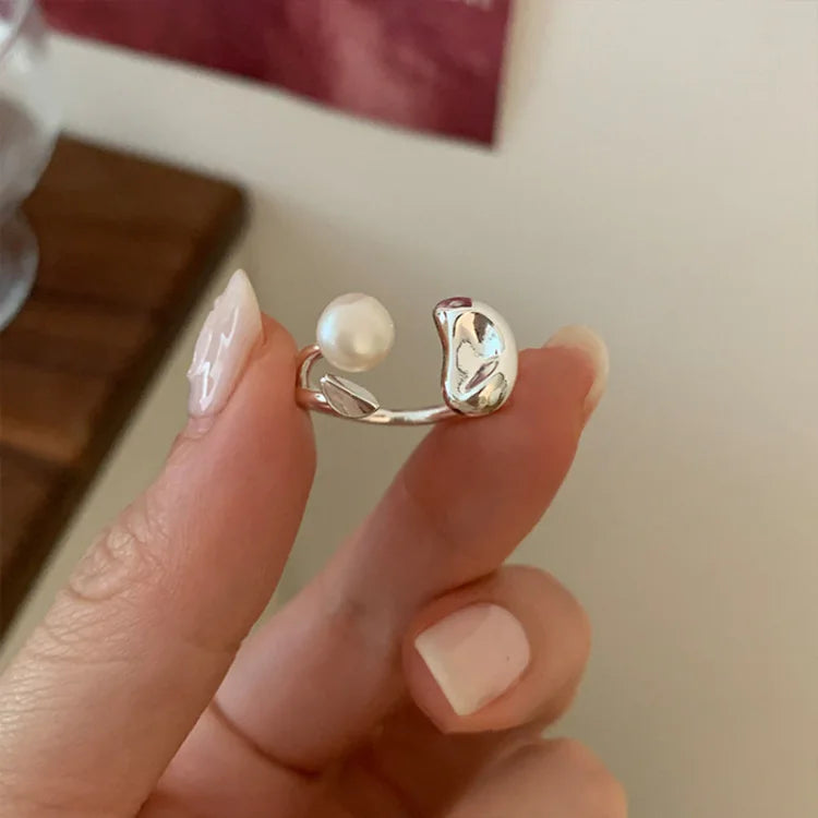 Elin - Bague réglable perles élégance intemporelle
