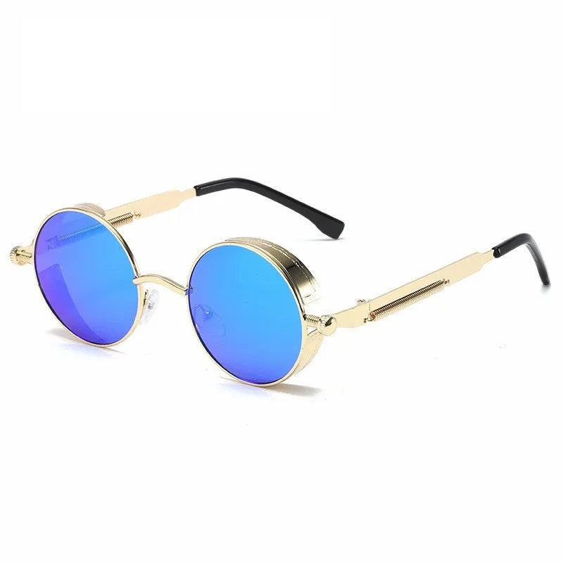 Kevin Shades - Lunettes de Soleil Rondes Vintage