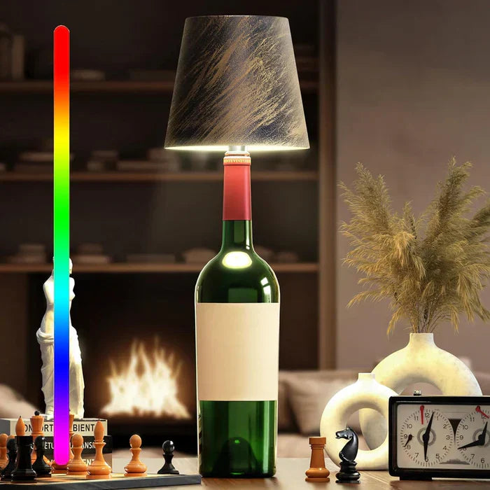 GlowBottle - Lampe bouteille LED portable et stylée