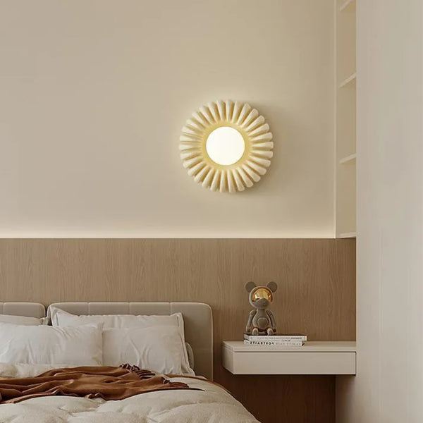 ArtisanGlow - Applique Murale en Résine Élégante pour Chambre