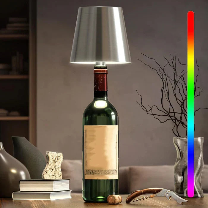 GlowBottle - Lampe bouteille LED portable et stylée