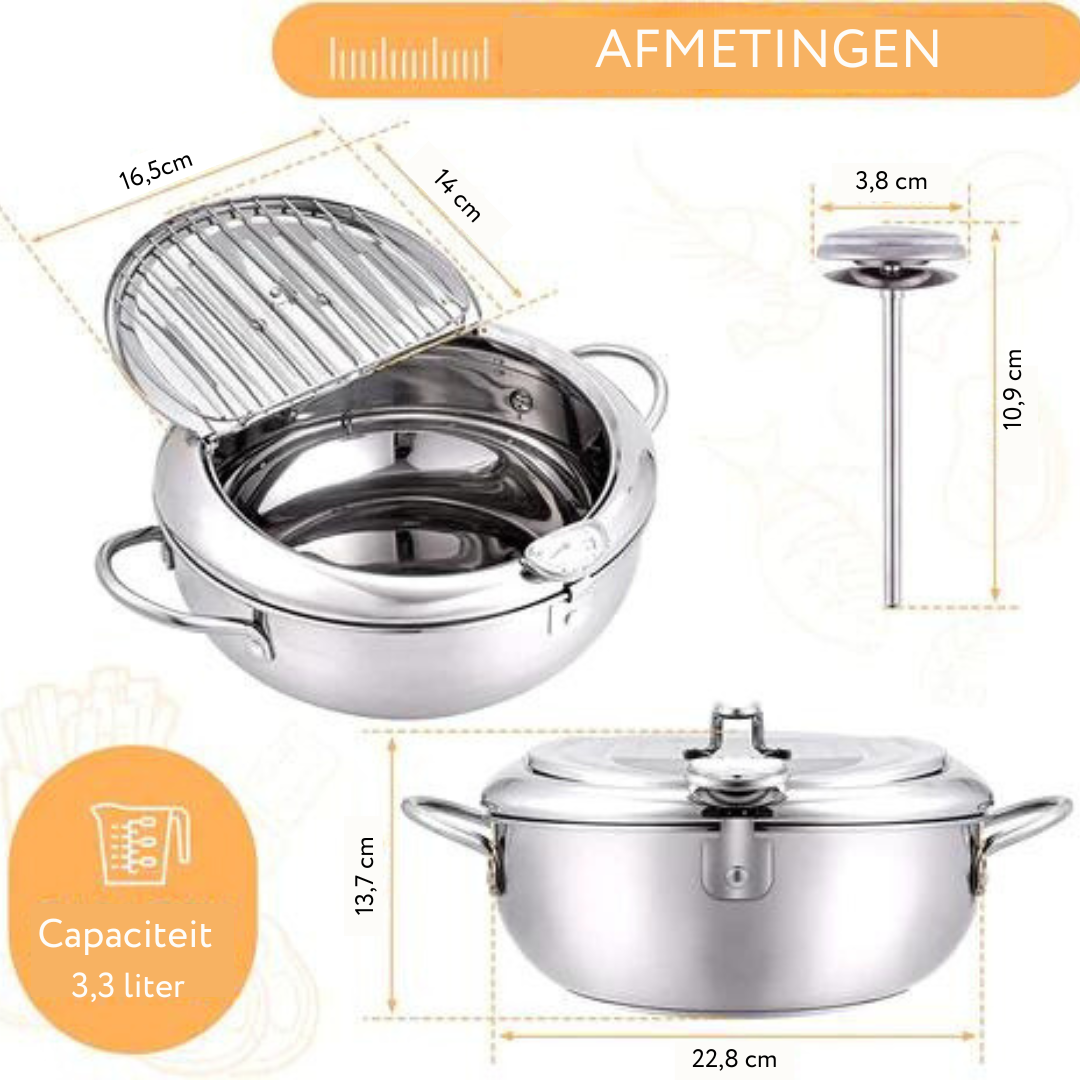 FryMaster - Friteuse en Inox avec Contrôle Précis de la Température