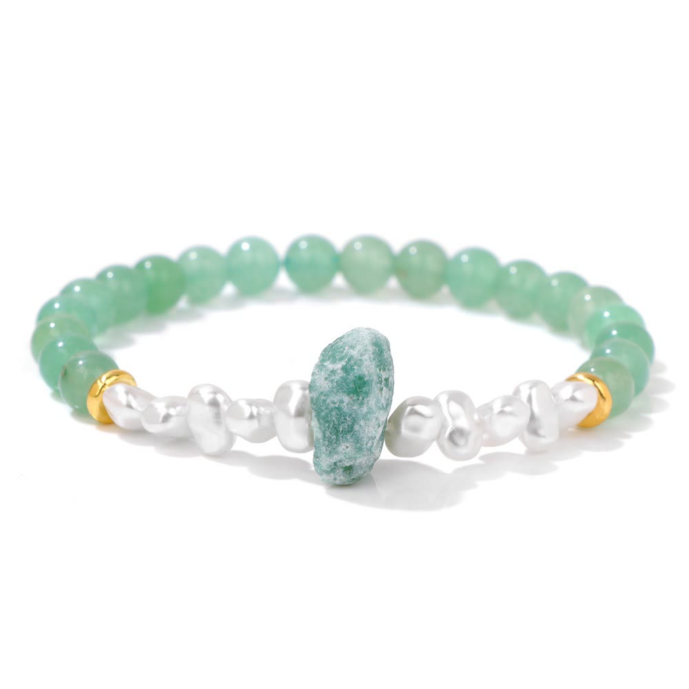 Eline - Bracelet de perles en cristal naturel 6mm élégant