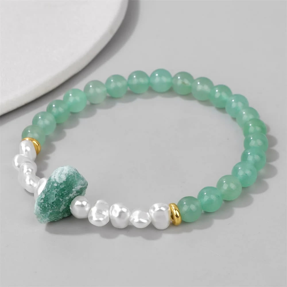 Eline - Bracelet de perles en cristal naturel 6mm élégant