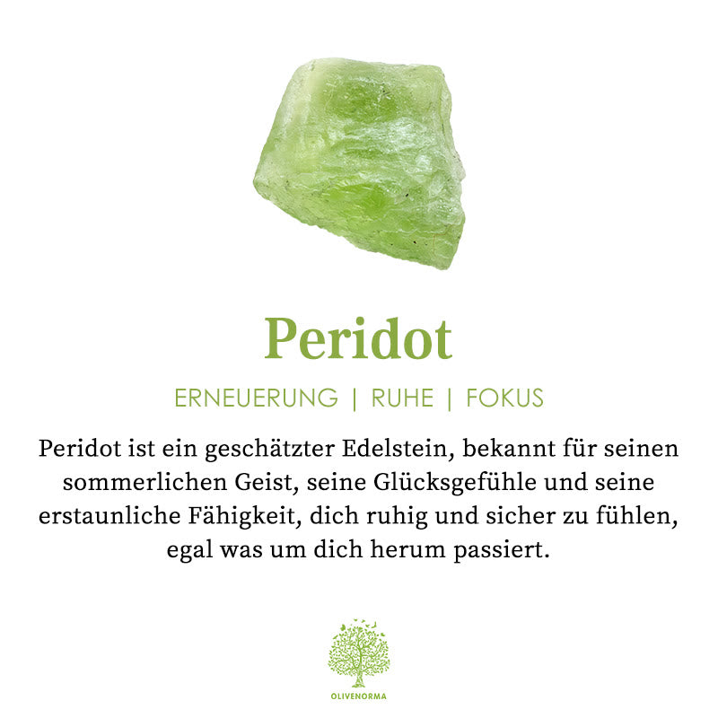 Selene - Bague péridot naturel et zircone étincelante