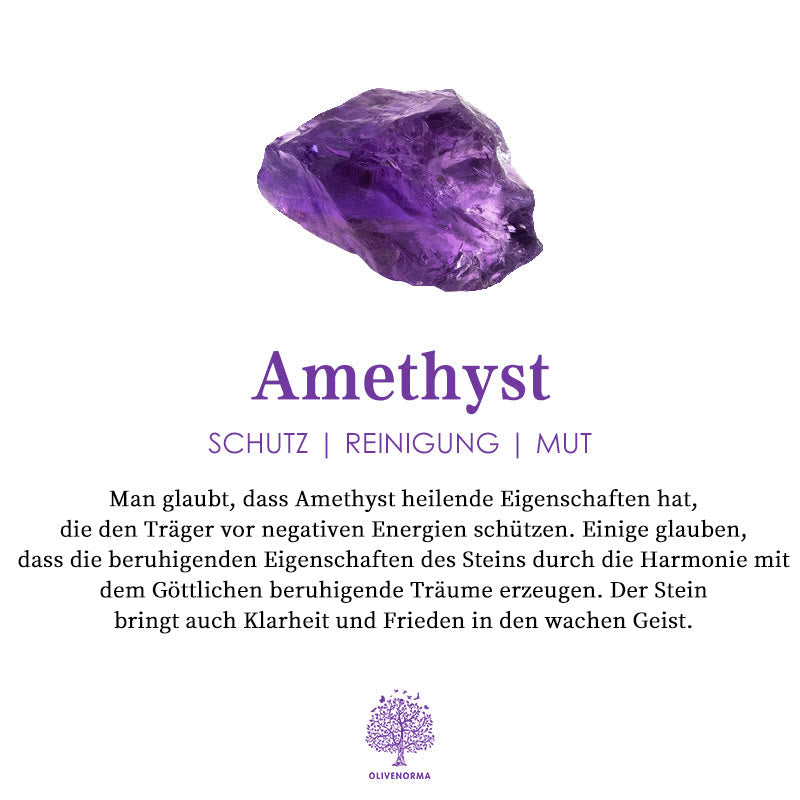 Nova - Bague minimaliste en améthyste et zircone