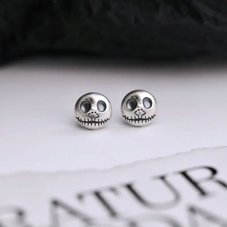 Mara - Boucles tête de mort citrouille à l'artisanat unique