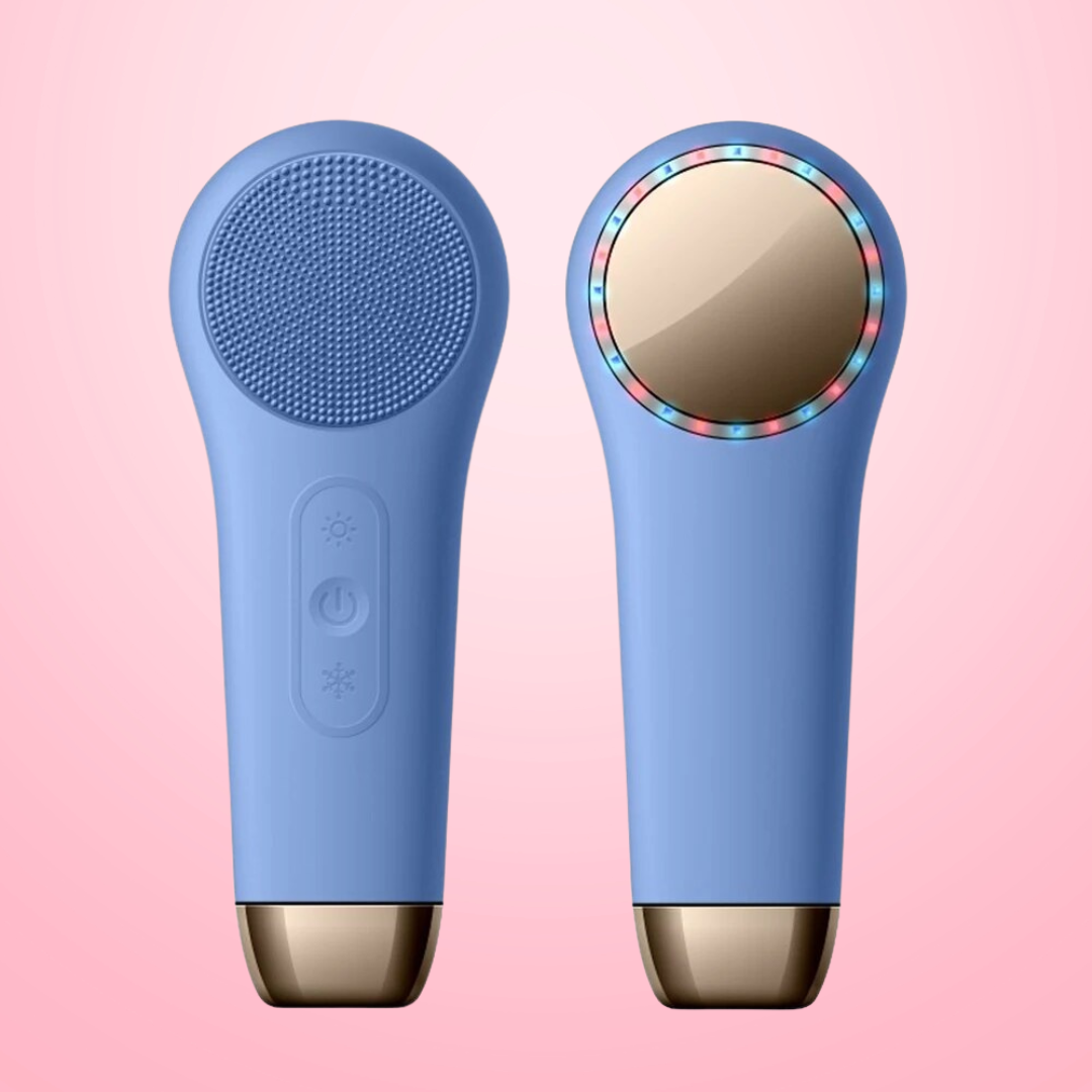 GlowEssence Brosse Visage – 3-en-1 Nettoyage Peau
