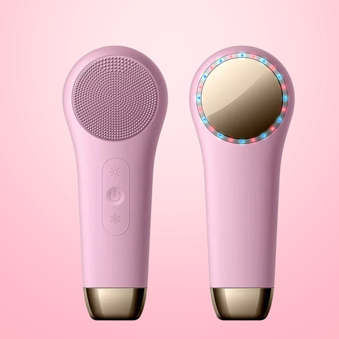 GlowEssence Brosse Visage – 3-en-1 Nettoyage Peau