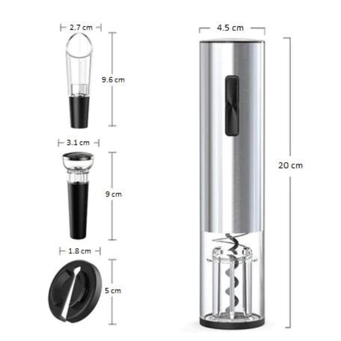 CorkEase – Ouvre-Bouteille Électrique Luxe