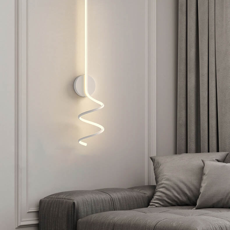 GlowWave - Applique Murale LED au Design Arque Moderne