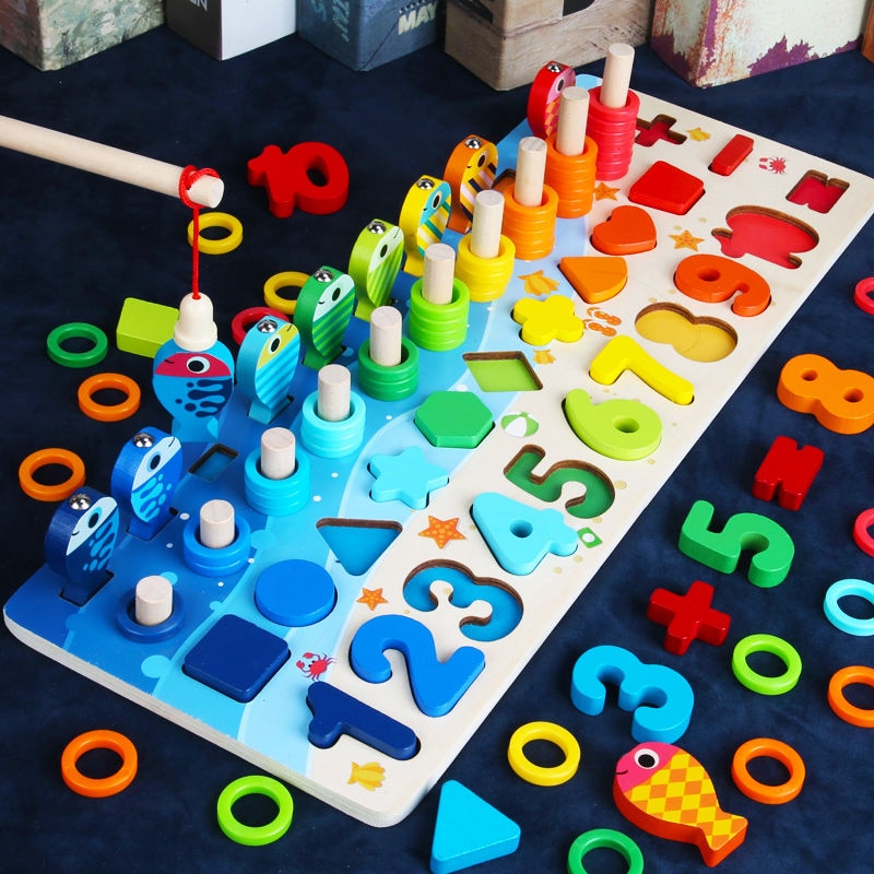 EduWood – Plateau Éducatif en Bois Montessori pour Enfants