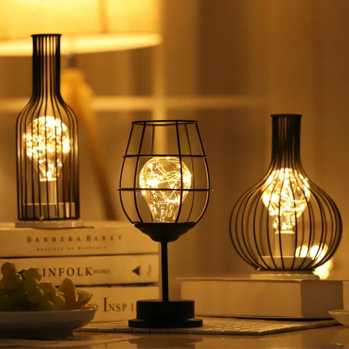 LumiGris - Élégante Lampe de Table pour Intérieur