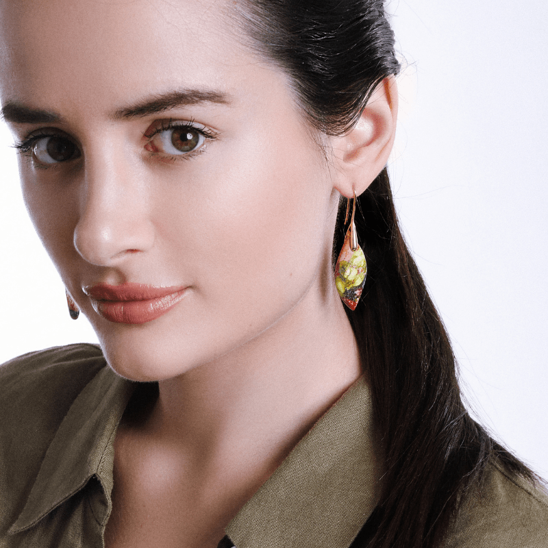 Amaris Earrings - Boucles d'Oreilles Goutte Élégantes