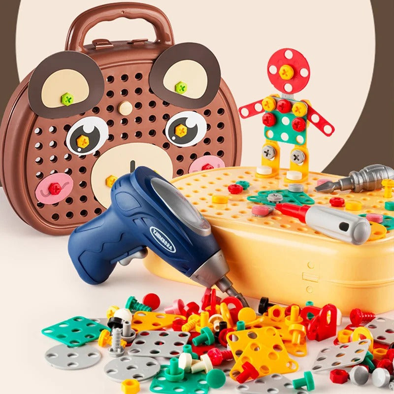 ToolMaster Kids – Boîte Outils Créative Mini-Perceuse