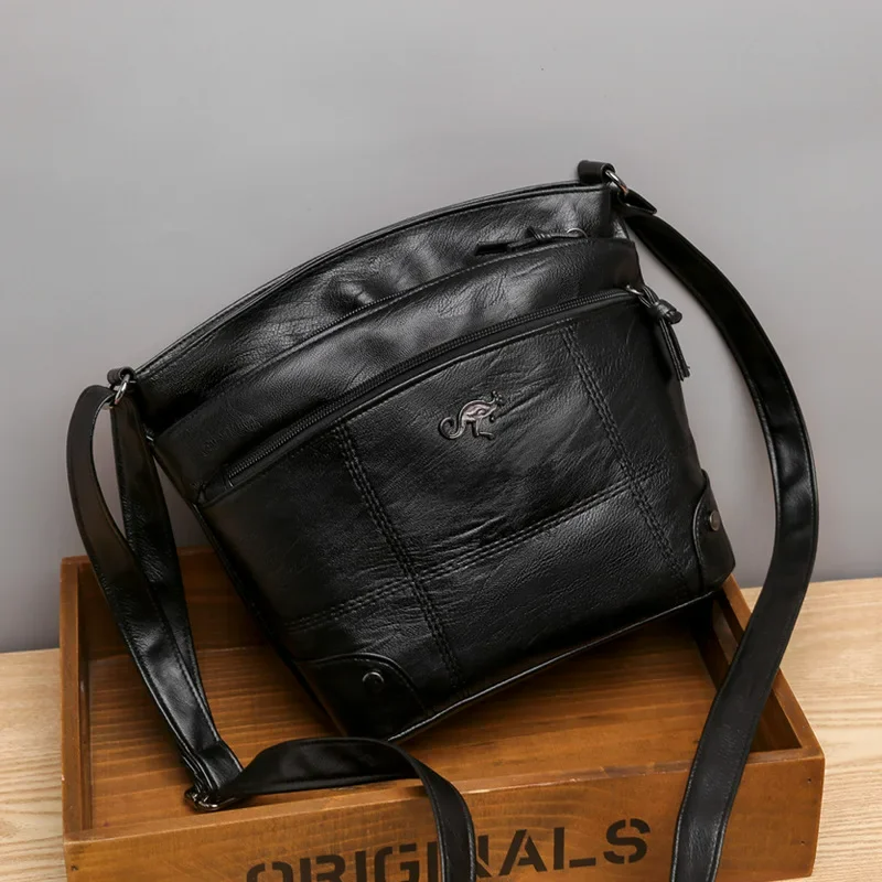 LuxuryCarry - Sac Bandoulière Cuir Spacieux Luxe
