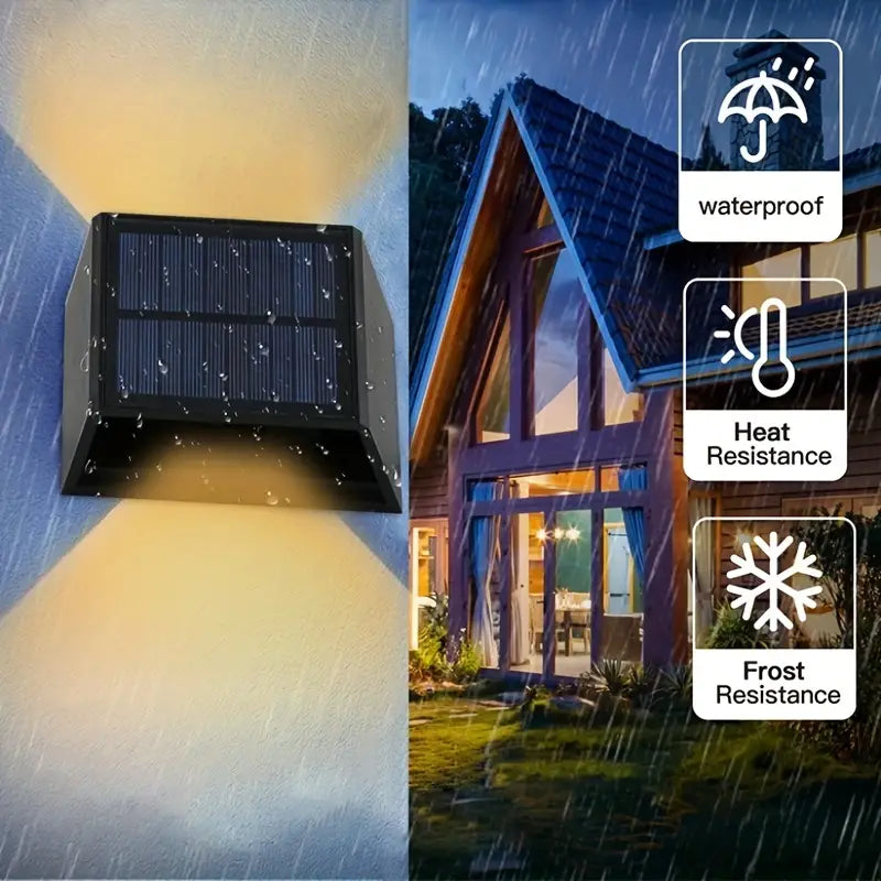 Applique Solaire LED Pro - Éclairage de jardin sans fil et automatique