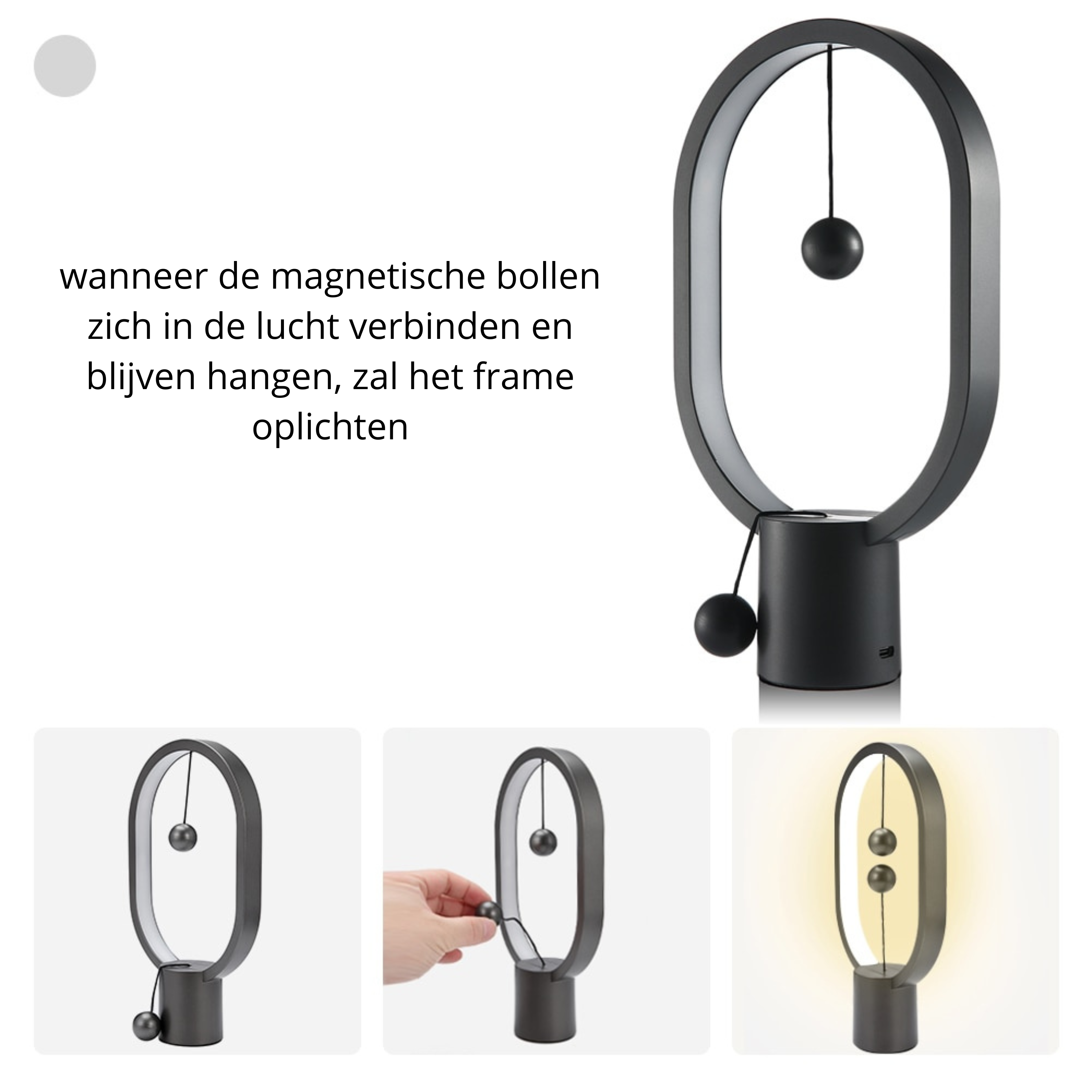 GlowSphere Table Lamp - Lampe Sphère Ambiance Maison
